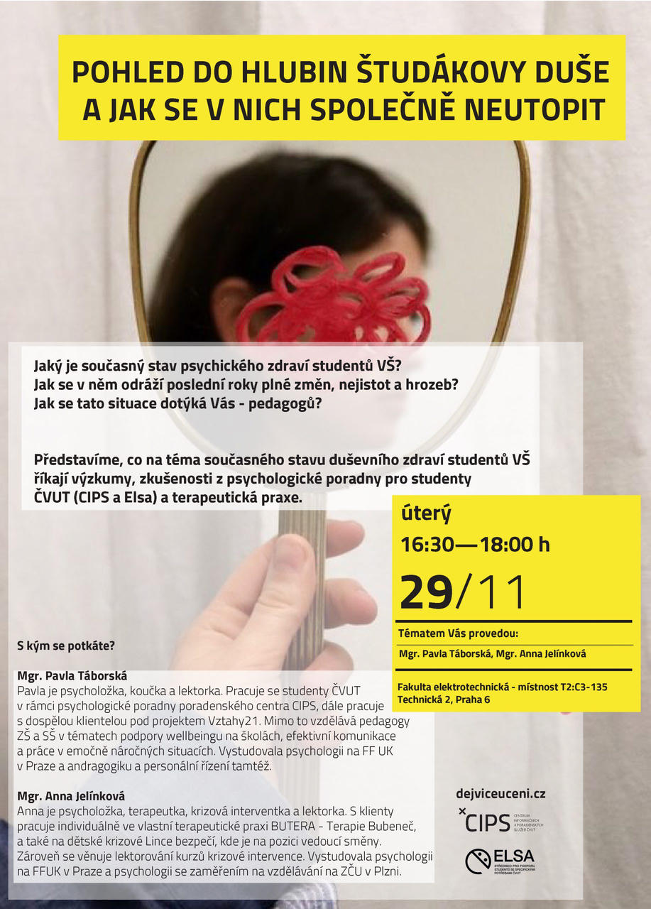 Leták - Pohled do hlubin študákovy duše