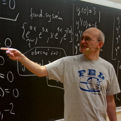 Petr Habala při výuce